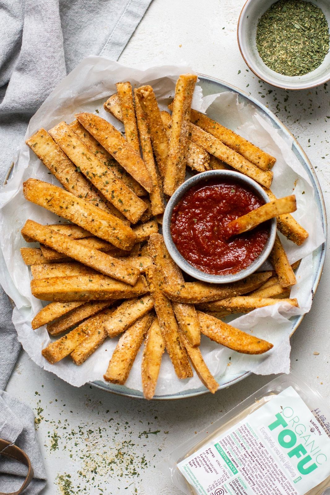 Frites de tofu